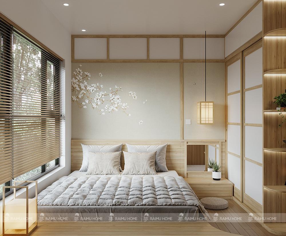 thiết kế phòng ngủ theo phong cách Nhật Bản 